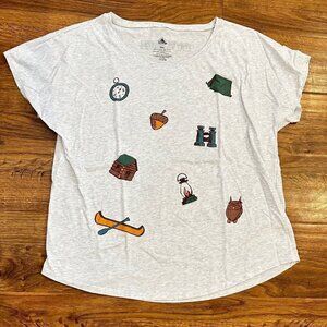 Disney Fort Wilderness graphics icon short sleeve T-shirt